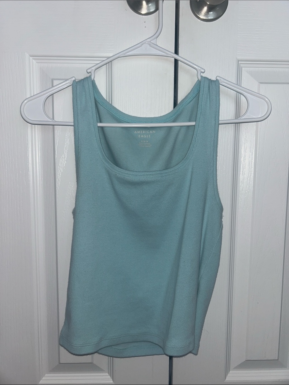 Blue tank top!